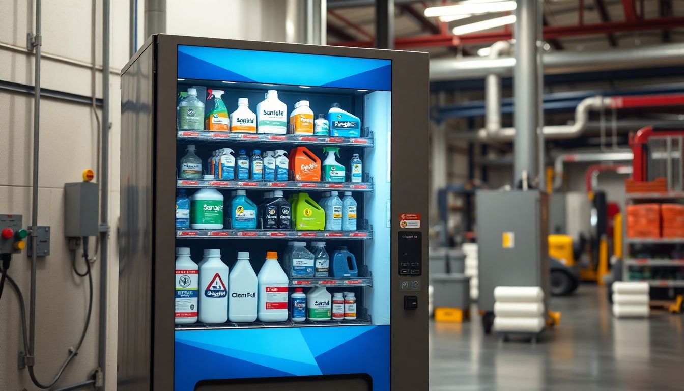 Maquina Vending Productos de Limpieza
